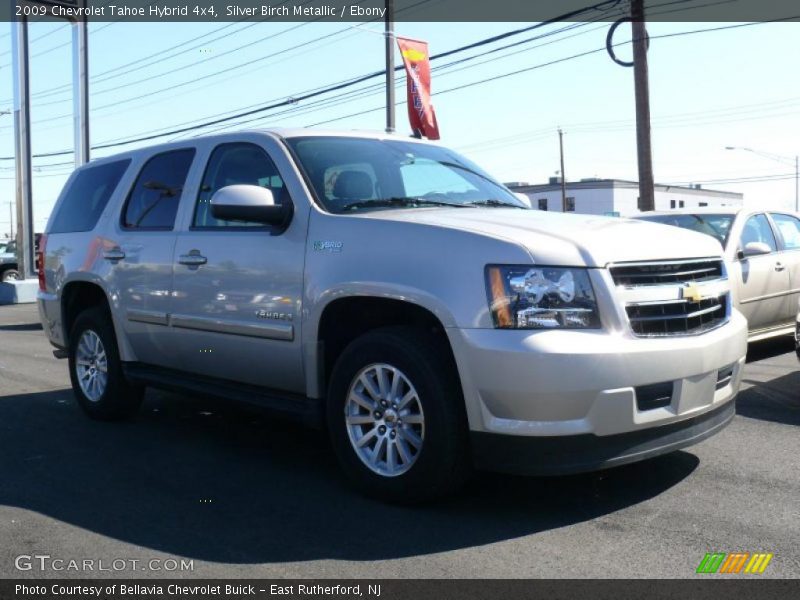 Silver Birch Metallic / Ebony 2009 Chevrolet Tahoe Hybrid 4x4