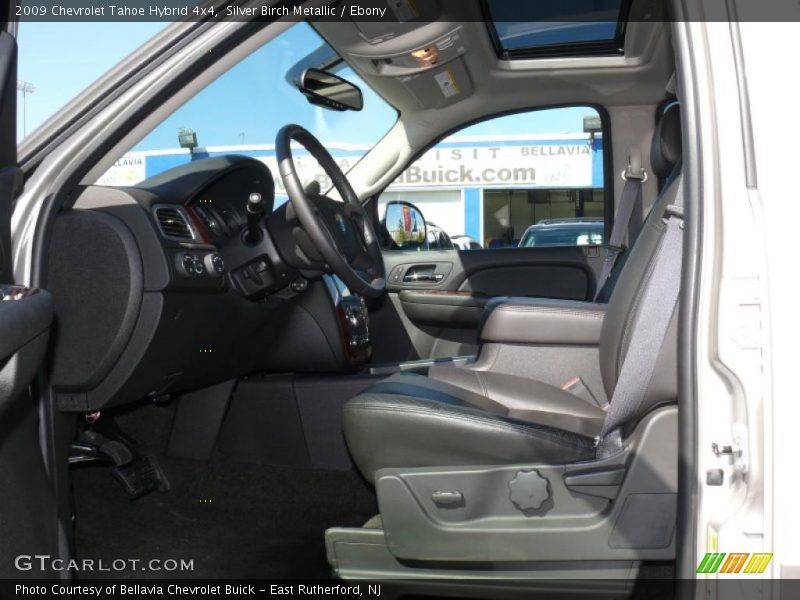 Silver Birch Metallic / Ebony 2009 Chevrolet Tahoe Hybrid 4x4