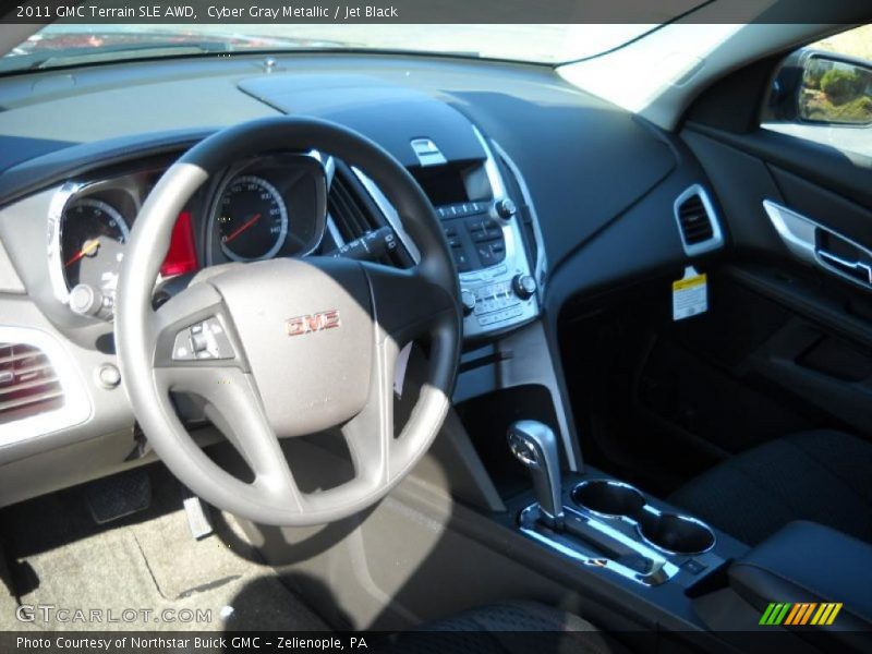 Cyber Gray Metallic / Jet Black 2011 GMC Terrain SLE AWD