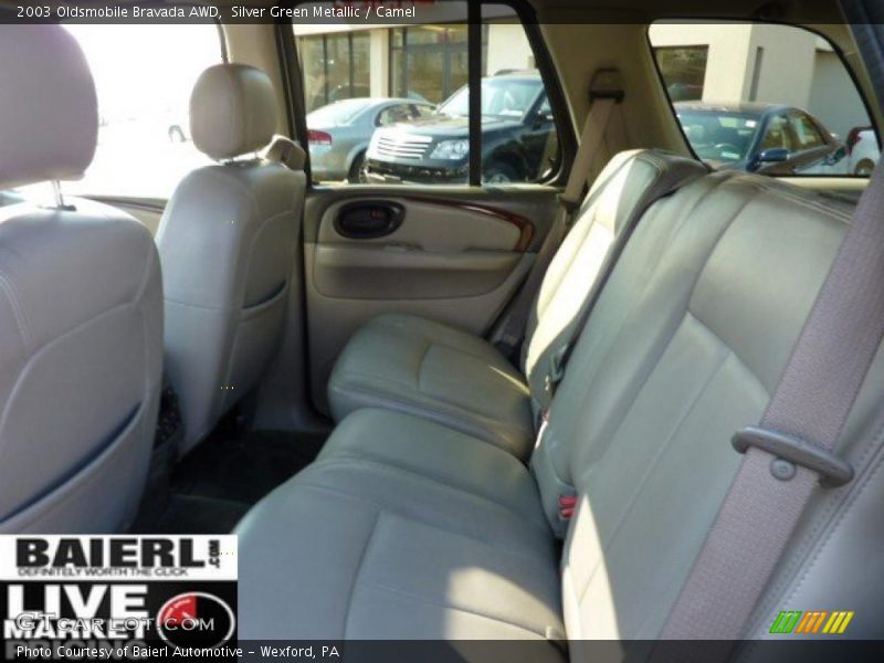 Silver Green Metallic / Camel 2003 Oldsmobile Bravada AWD