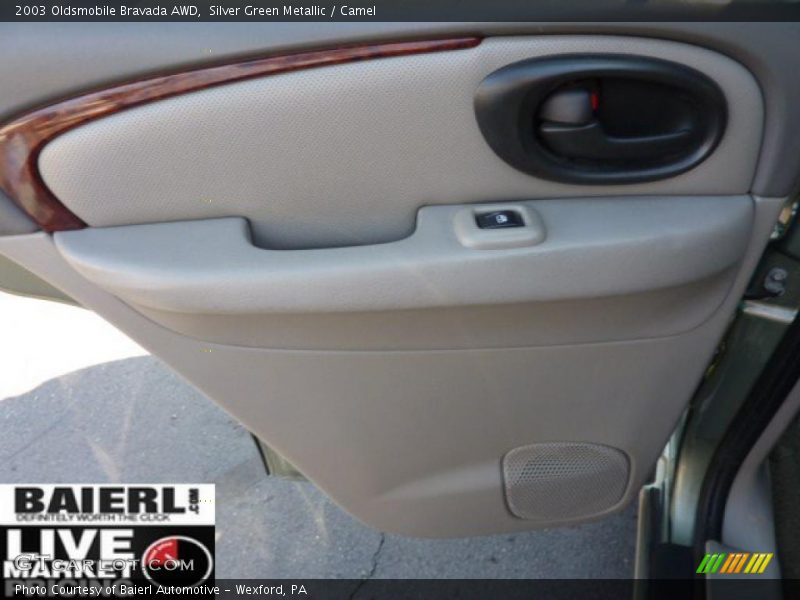 Silver Green Metallic / Camel 2003 Oldsmobile Bravada AWD