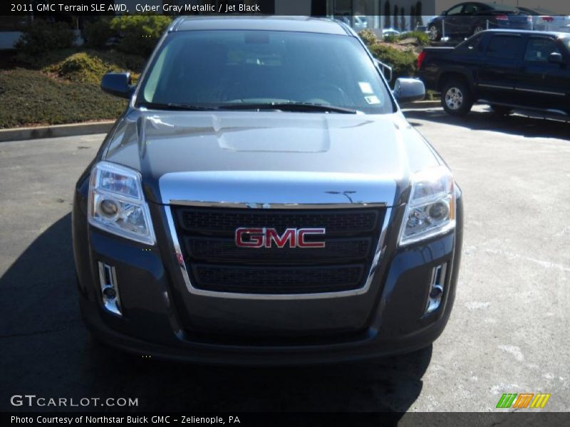 Cyber Gray Metallic / Jet Black 2011 GMC Terrain SLE AWD