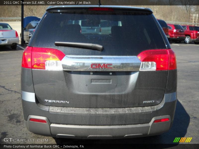 Cyber Gray Metallic / Jet Black 2011 GMC Terrain SLE AWD