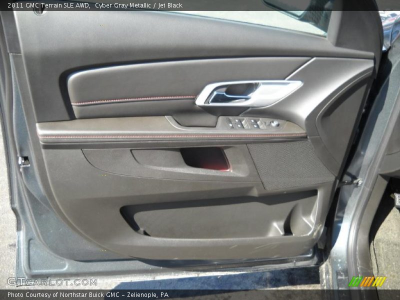 Cyber Gray Metallic / Jet Black 2011 GMC Terrain SLE AWD