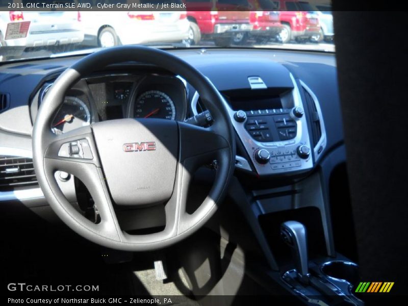 Cyber Gray Metallic / Jet Black 2011 GMC Terrain SLE AWD