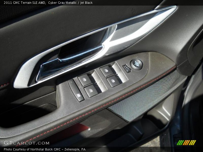 Cyber Gray Metallic / Jet Black 2011 GMC Terrain SLE AWD