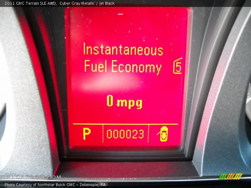 Cyber Gray Metallic / Jet Black 2011 GMC Terrain SLE AWD