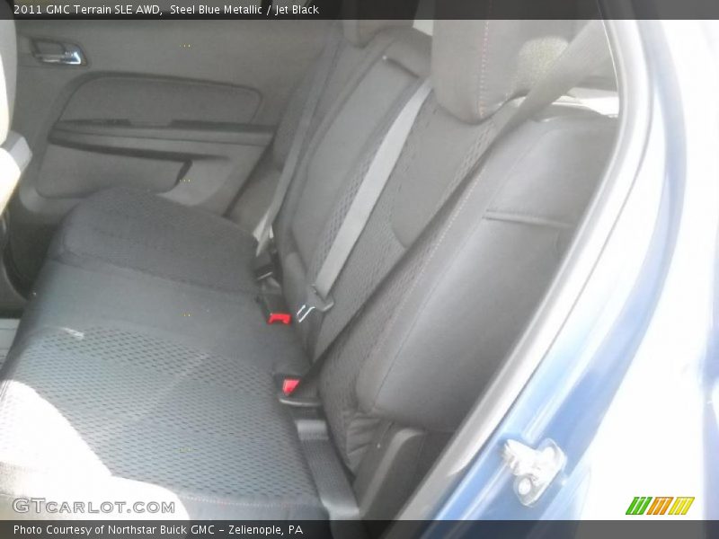 Steel Blue Metallic / Jet Black 2011 GMC Terrain SLE AWD