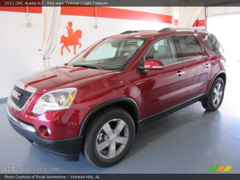 Red Jewel Tintcoat / Light Titanium 2011 GMC Acadia SLT