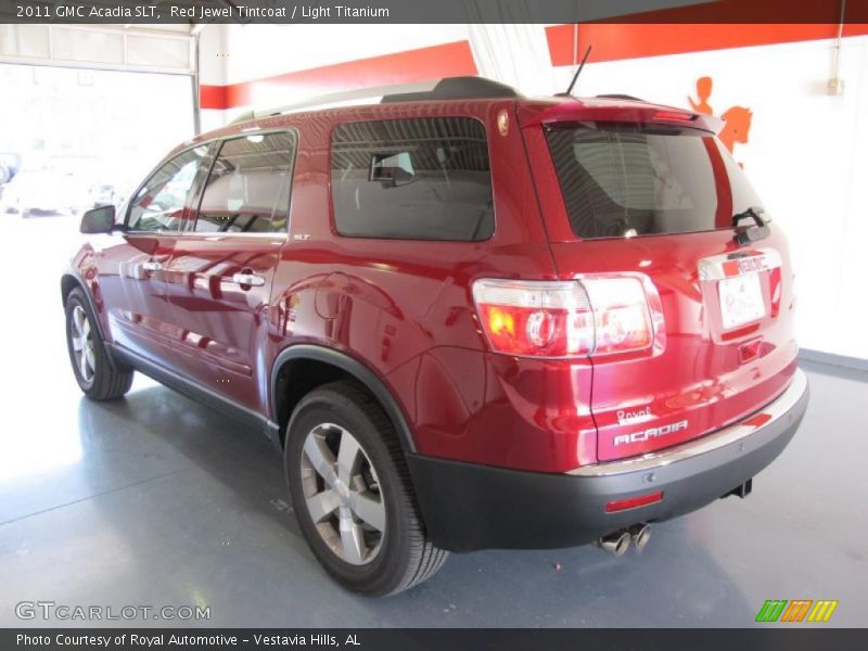 Red Jewel Tintcoat / Light Titanium 2011 GMC Acadia SLT