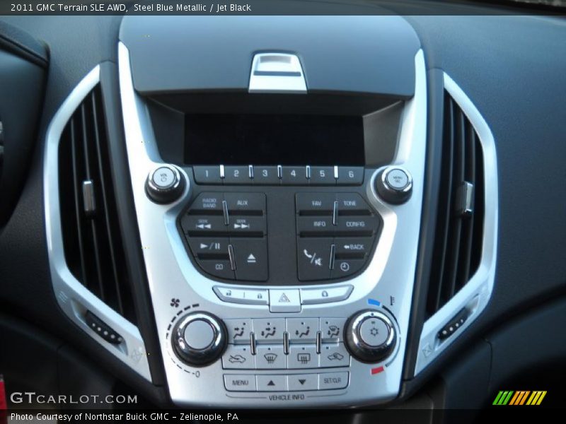 Steel Blue Metallic / Jet Black 2011 GMC Terrain SLE AWD