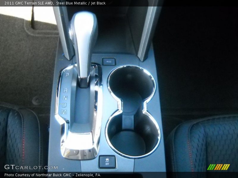 Steel Blue Metallic / Jet Black 2011 GMC Terrain SLE AWD