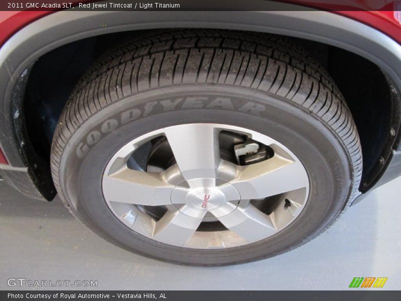 Red Jewel Tintcoat / Light Titanium 2011 GMC Acadia SLT