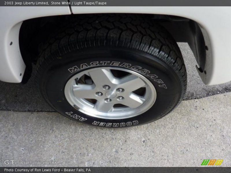 Stone White / Light Taupe/Taupe 2003 Jeep Liberty Limited