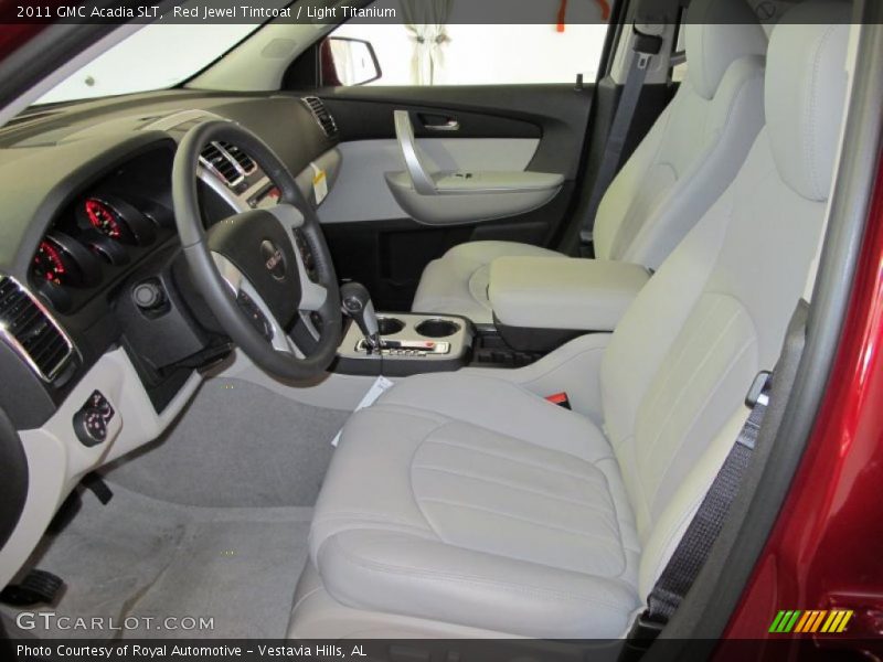 Red Jewel Tintcoat / Light Titanium 2011 GMC Acadia SLT