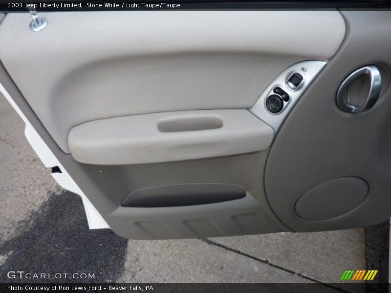 Stone White / Light Taupe/Taupe 2003 Jeep Liberty Limited
