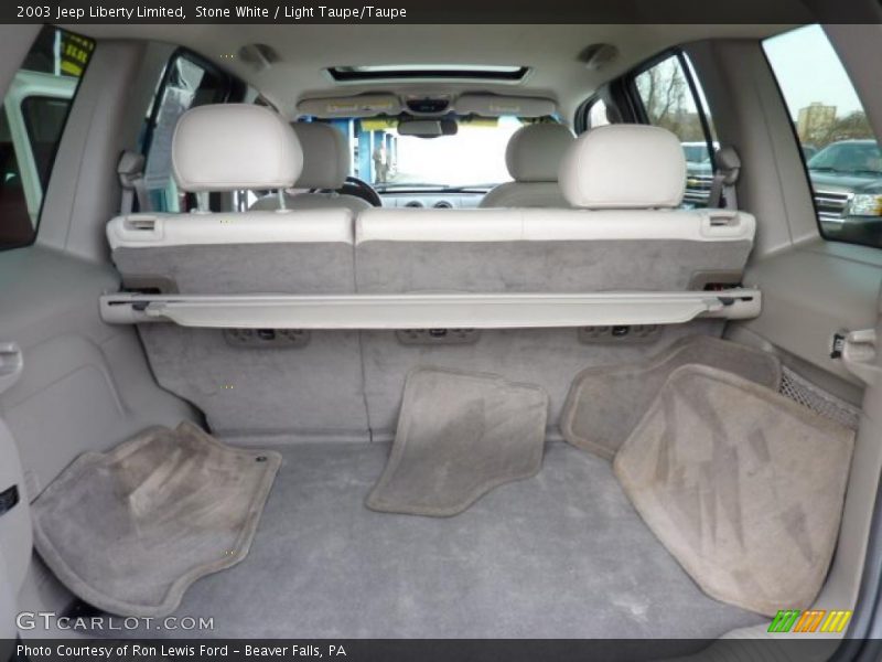 Stone White / Light Taupe/Taupe 2003 Jeep Liberty Limited