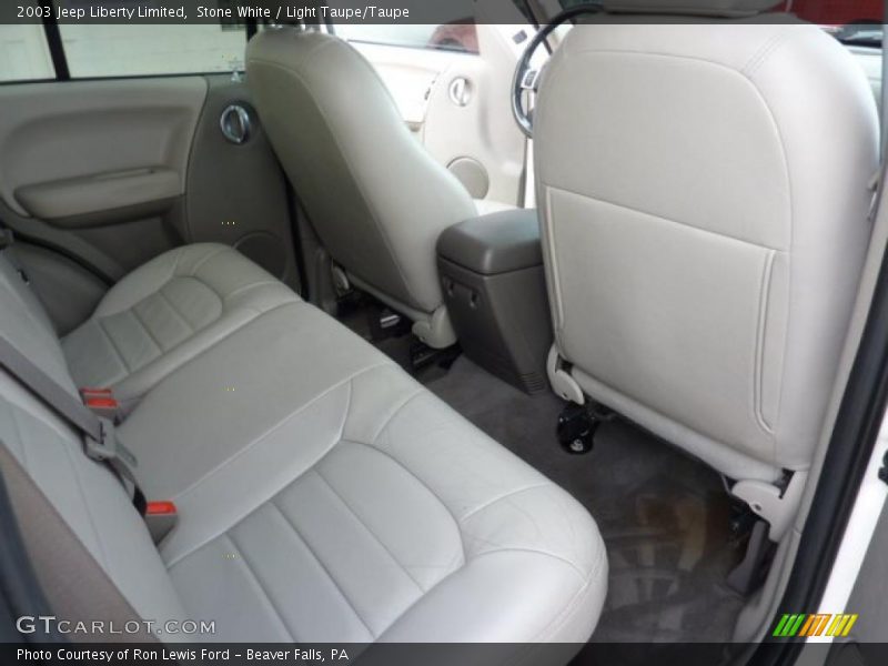 Stone White / Light Taupe/Taupe 2003 Jeep Liberty Limited