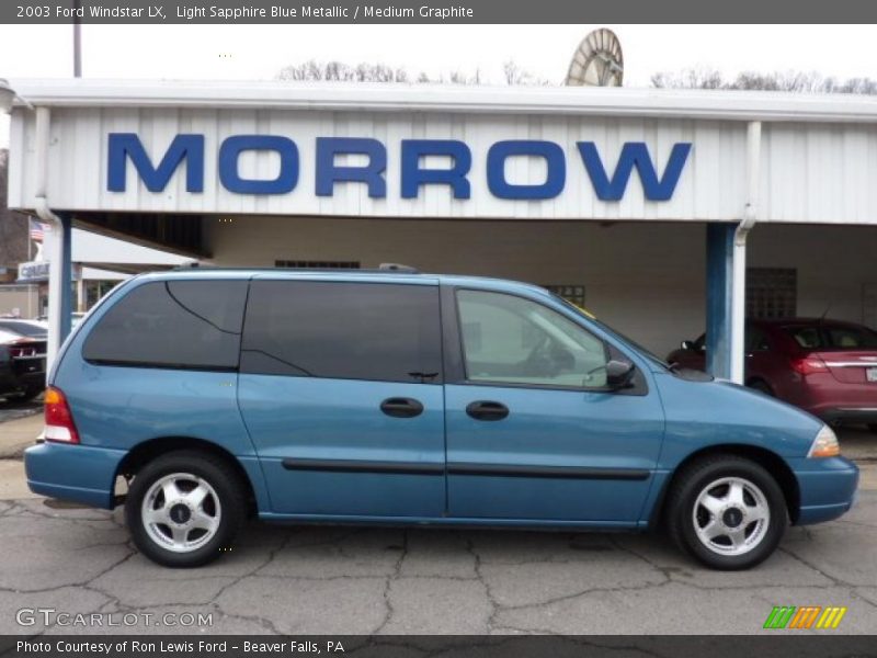 Light Sapphire Blue Metallic / Medium Graphite 2003 Ford Windstar LX