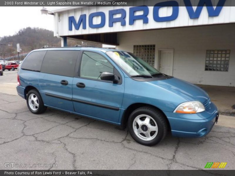 Light Sapphire Blue Metallic / Medium Graphite 2003 Ford Windstar LX