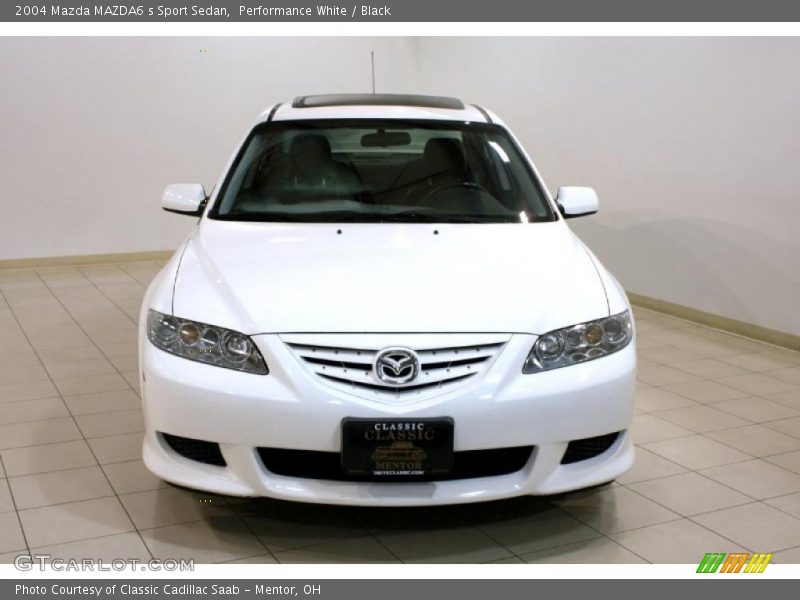 Performance White / Black 2004 Mazda MAZDA6 s Sport Sedan