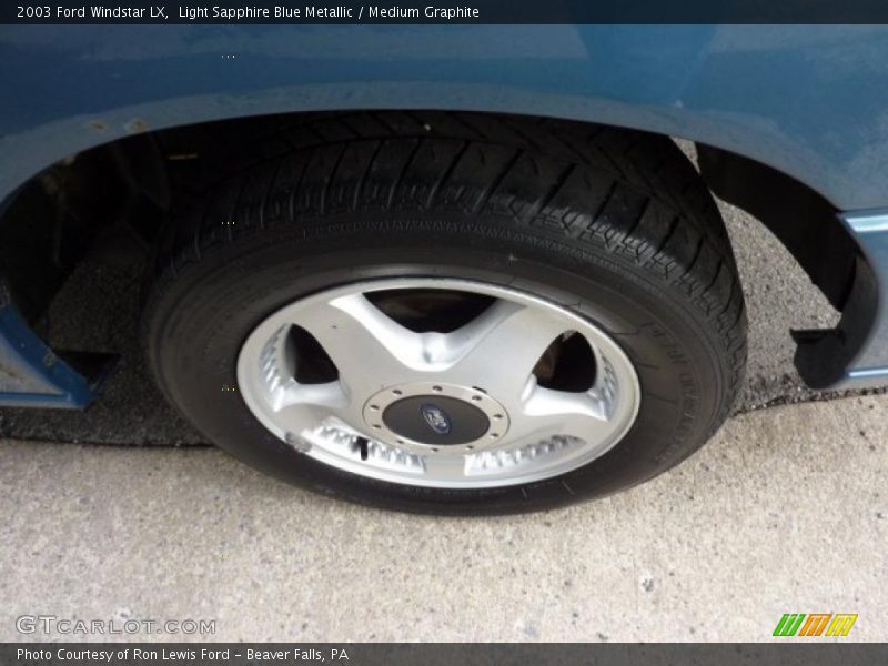 Light Sapphire Blue Metallic / Medium Graphite 2003 Ford Windstar LX