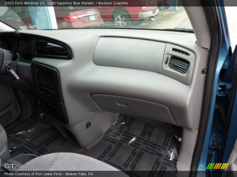 Light Sapphire Blue Metallic / Medium Graphite 2003 Ford Windstar LX