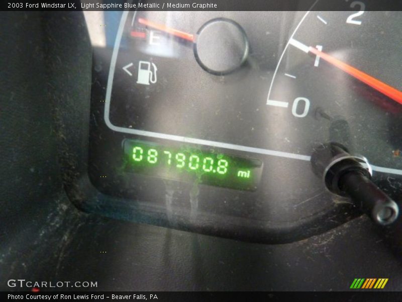Light Sapphire Blue Metallic / Medium Graphite 2003 Ford Windstar LX