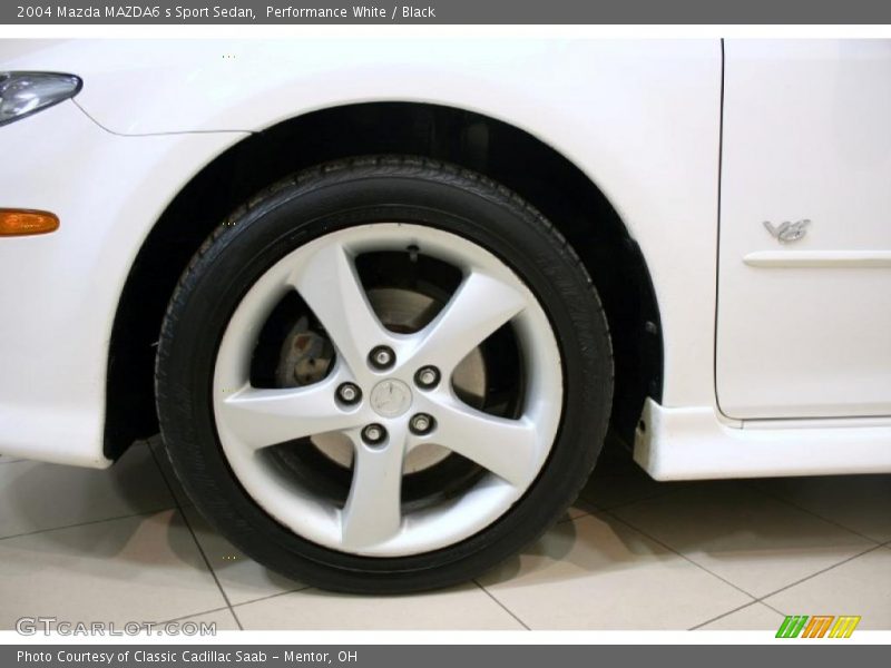 Performance White / Black 2004 Mazda MAZDA6 s Sport Sedan