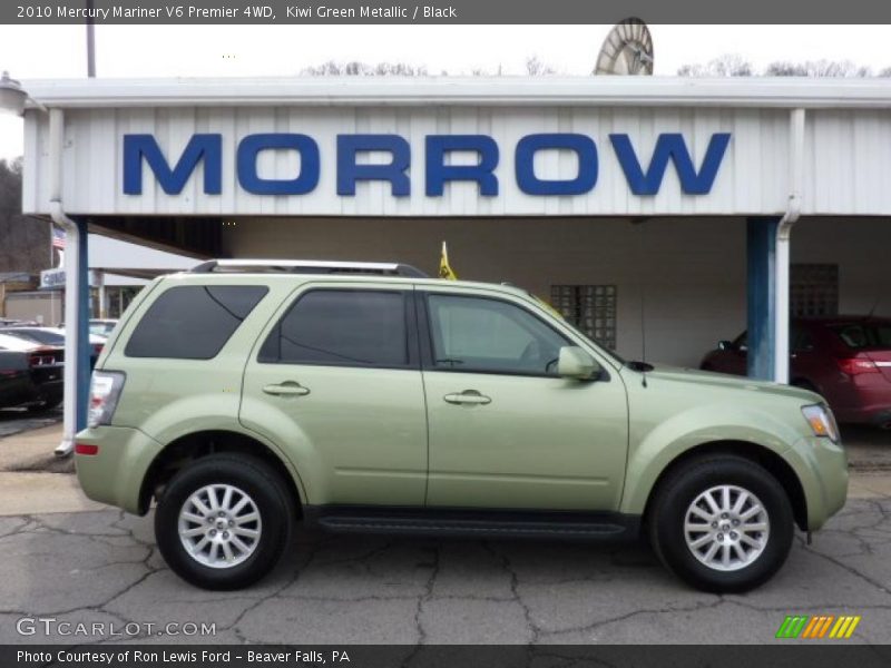 Kiwi Green Metallic / Black 2010 Mercury Mariner V6 Premier 4WD