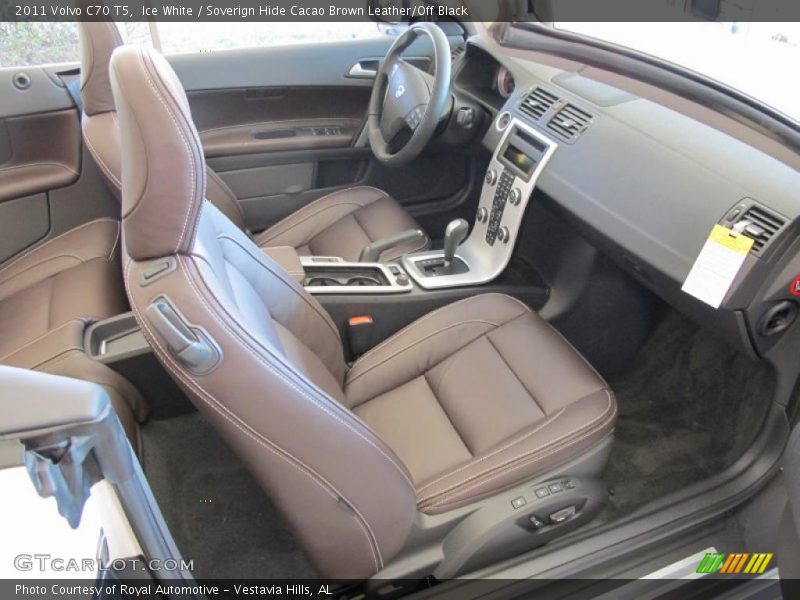  2011 C70 T5 Soverign Hide Cacao Brown Leather/Off Black Interior
