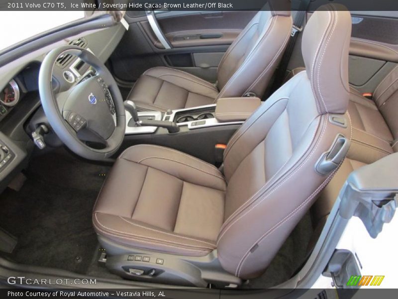  2011 C70 T5 Soverign Hide Cacao Brown Leather/Off Black Interior