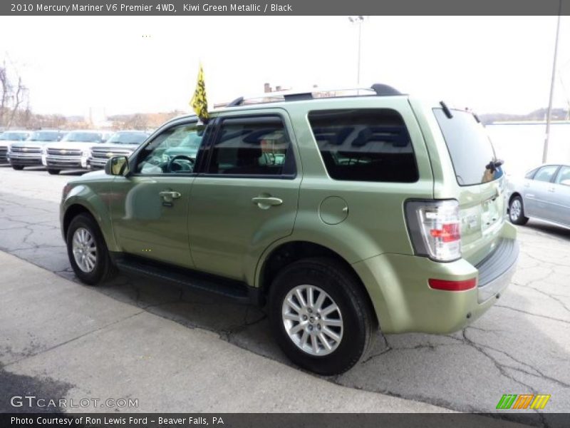 Kiwi Green Metallic / Black 2010 Mercury Mariner V6 Premier 4WD