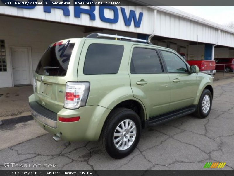 Kiwi Green Metallic / Black 2010 Mercury Mariner V6 Premier 4WD