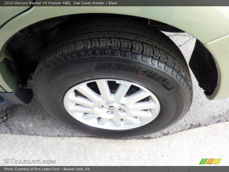 Kiwi Green Metallic / Black 2010 Mercury Mariner V6 Premier 4WD