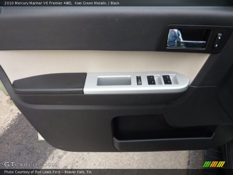 Kiwi Green Metallic / Black 2010 Mercury Mariner V6 Premier 4WD