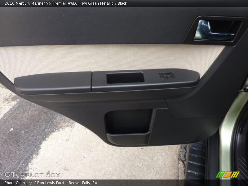 Kiwi Green Metallic / Black 2010 Mercury Mariner V6 Premier 4WD