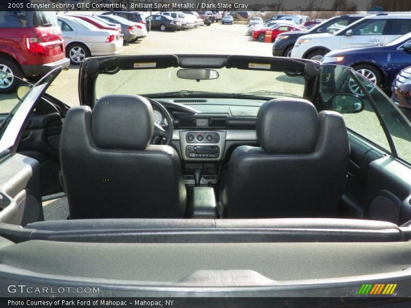  2005 Sebring GTC Convertible Dark Slate Gray Interior