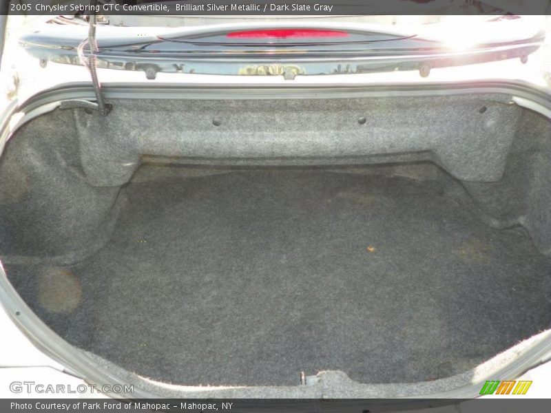  2005 Sebring GTC Convertible Trunk