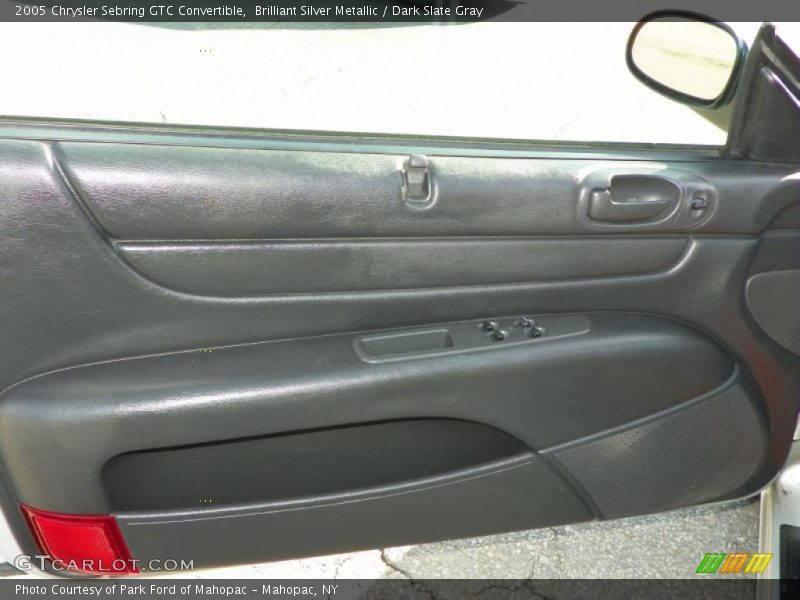 Brilliant Silver Metallic / Dark Slate Gray 2005 Chrysler Sebring GTC Convertible
