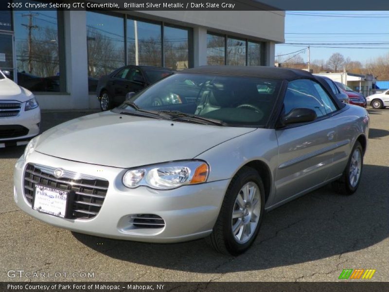 Brilliant Silver Metallic / Dark Slate Gray 2005 Chrysler Sebring GTC Convertible