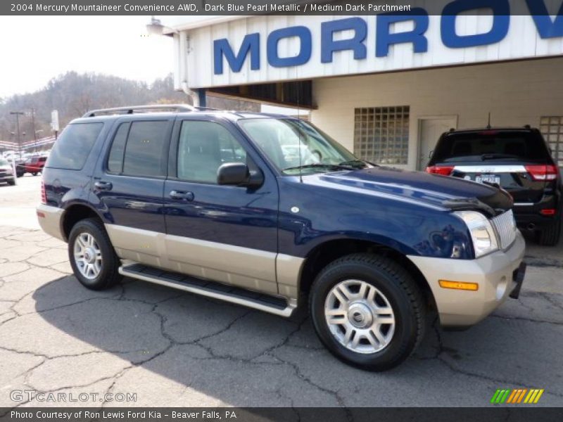 Dark Blue Pearl Metallic / Medium Dark Parchment 2004 Mercury Mountaineer Convenience AWD