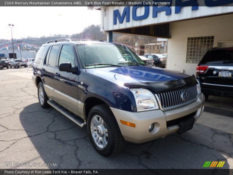 Dark Blue Pearl Metallic / Medium Dark Parchment 2004 Mercury Mountaineer Convenience AWD