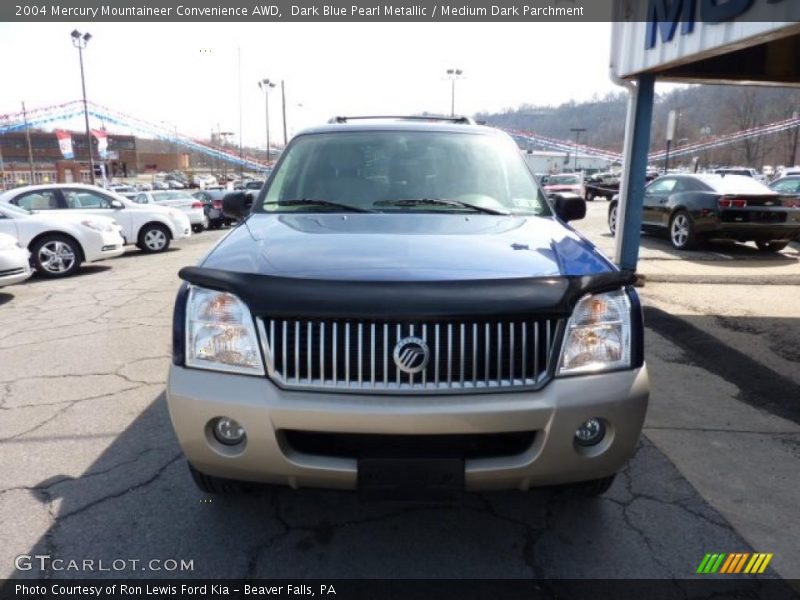 Dark Blue Pearl Metallic / Medium Dark Parchment 2004 Mercury Mountaineer Convenience AWD
