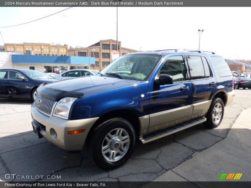 Dark Blue Pearl Metallic / Medium Dark Parchment 2004 Mercury Mountaineer Convenience AWD