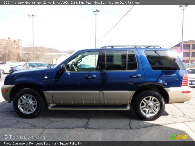 Dark Blue Pearl Metallic / Medium Dark Parchment 2004 Mercury Mountaineer Convenience AWD