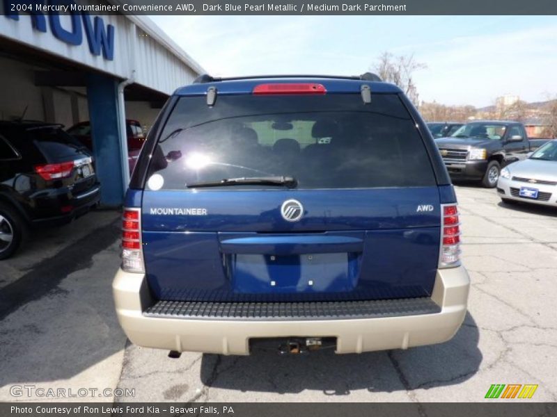Dark Blue Pearl Metallic / Medium Dark Parchment 2004 Mercury Mountaineer Convenience AWD