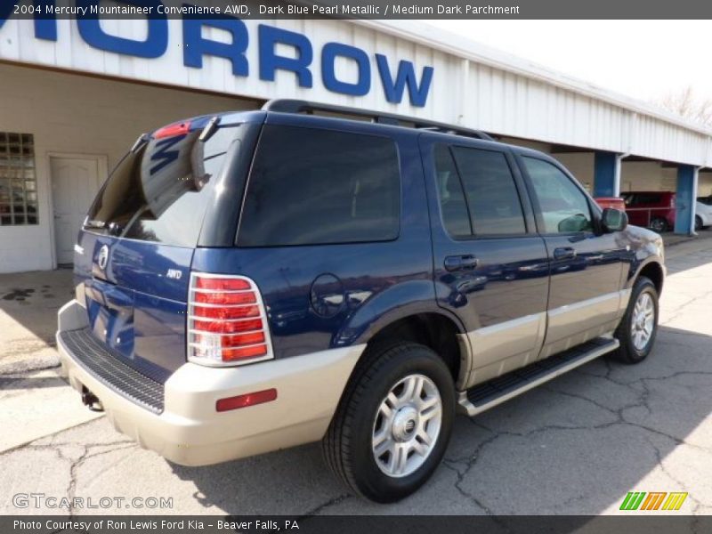Dark Blue Pearl Metallic / Medium Dark Parchment 2004 Mercury Mountaineer Convenience AWD