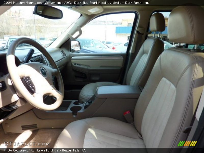 Dark Blue Pearl Metallic / Medium Dark Parchment 2004 Mercury Mountaineer Convenience AWD