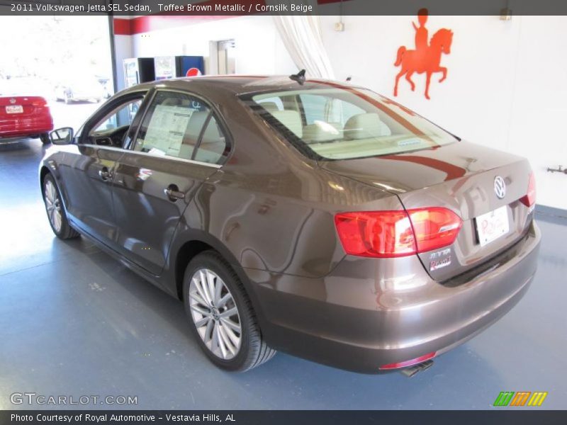 Toffee Brown Metallic / Cornsilk Beige 2011 Volkswagen Jetta SEL Sedan